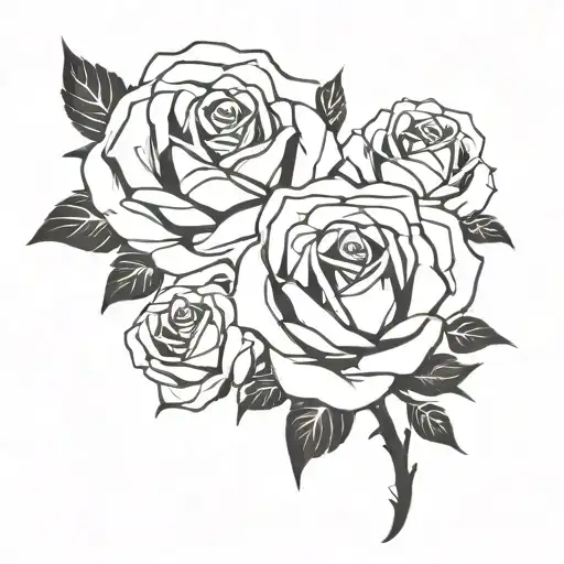 Roses Blooming
