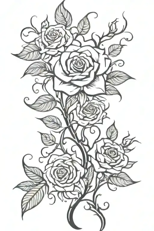 Madusa Vines Roses Thorns