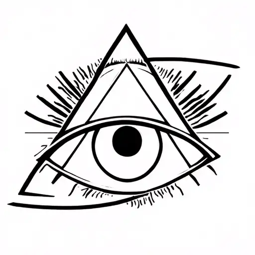 Illuminati Eye Triangle