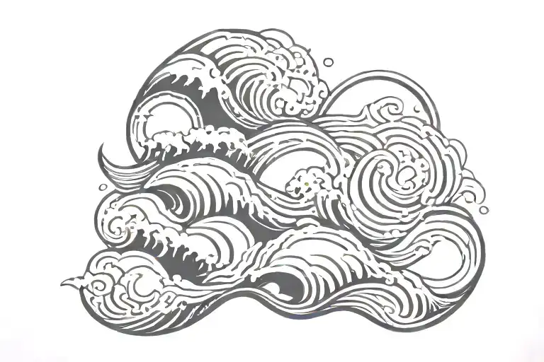 Waves Forming The Shape