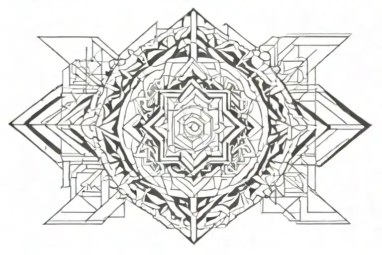 Geometric Tattoo Design