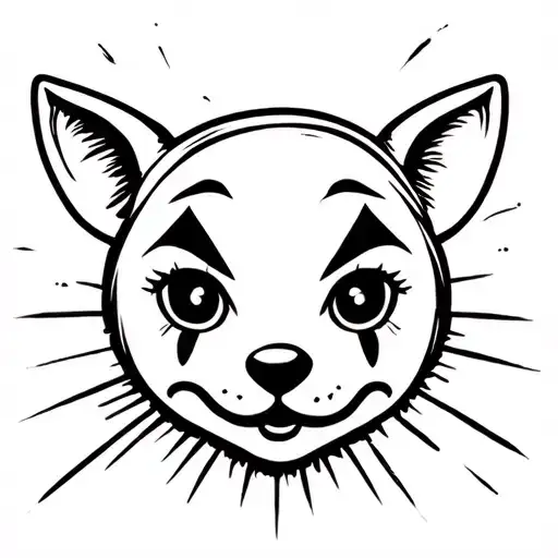 Oddity Animals Clowns Kawaii Art