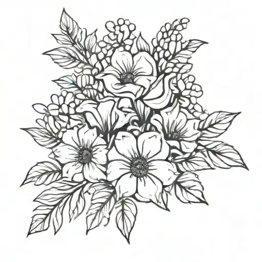 Above The Elbow Small Flower Bouquet