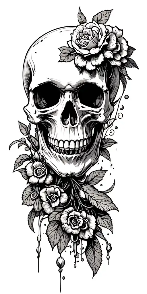 Skull Soft Shading Incorporating Elements
