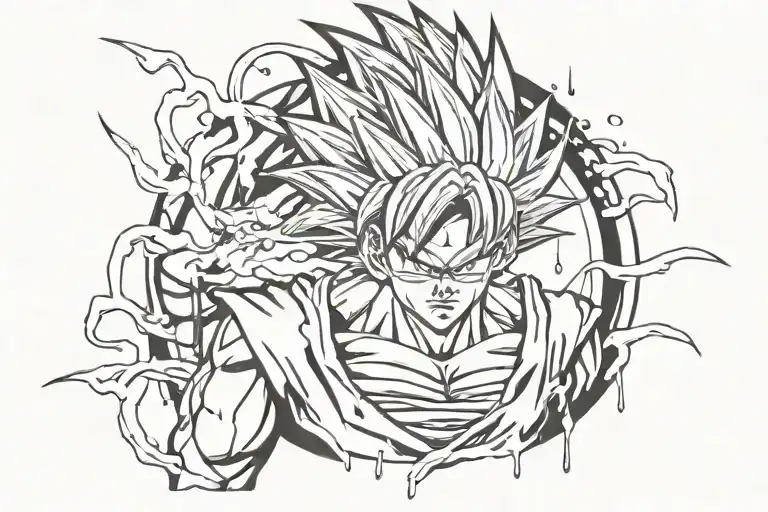 Dragon Ball Z Gangster Goku Drip Set