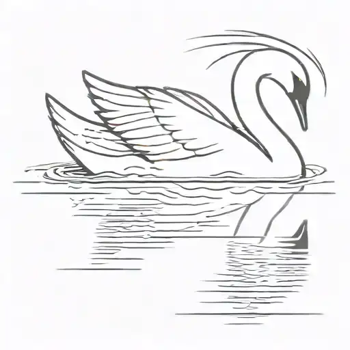 Swan Swimming