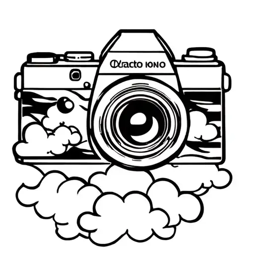 Camera With Clouds