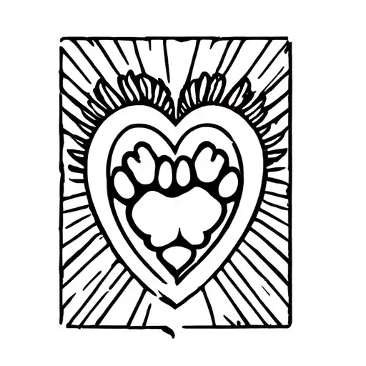 Bubba Paws Heart