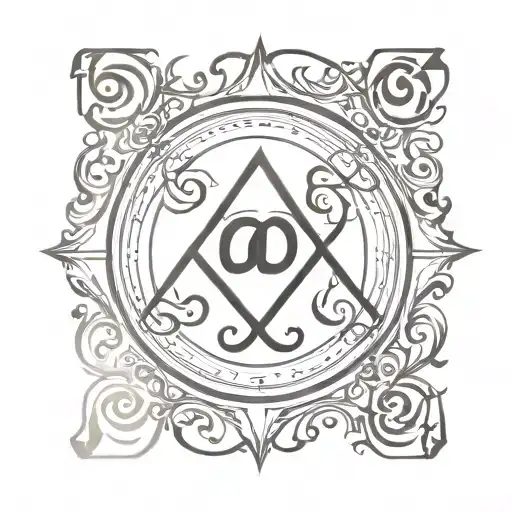 Card Game With Triskel Symbol Integrated