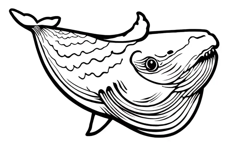 Whale Tattoo Design