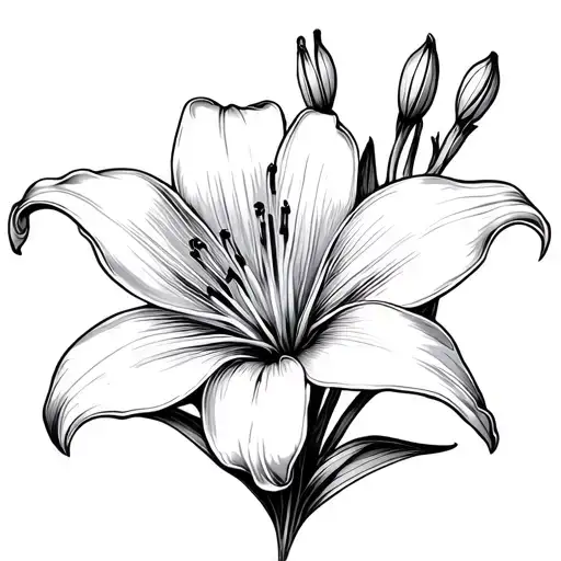 Lily Flower Blooming