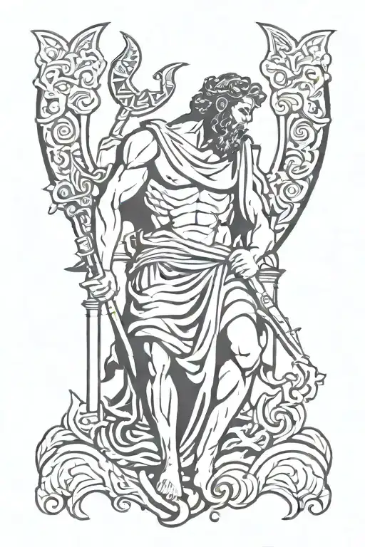 Zzeus Poseidon Hades Greek God