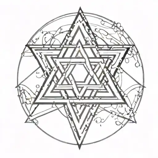 Star Of David Fading Away