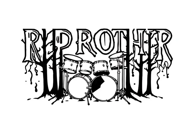 Burnt Forest Drummer Rip Brother
