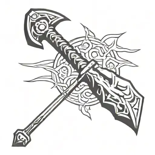 Leviathan Axe With Mjolnir Hammer