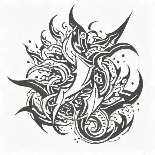Lightning Flame Mixture Anger