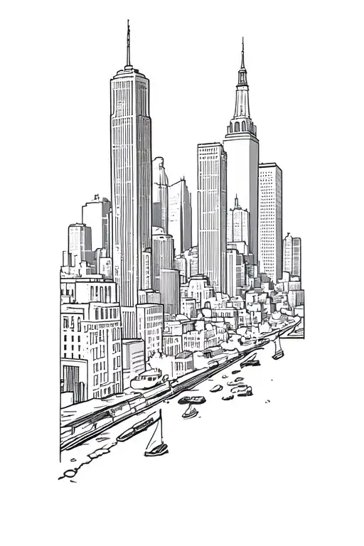 New York City Half Sleeve