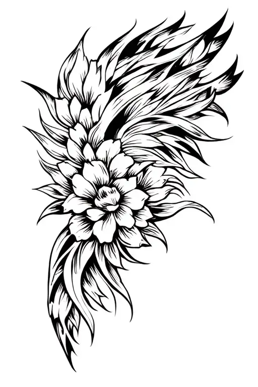 Pectoral And Full Sleeve Design