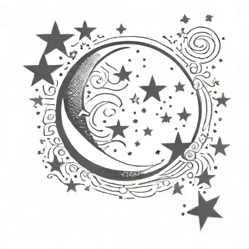 Moon And Stars