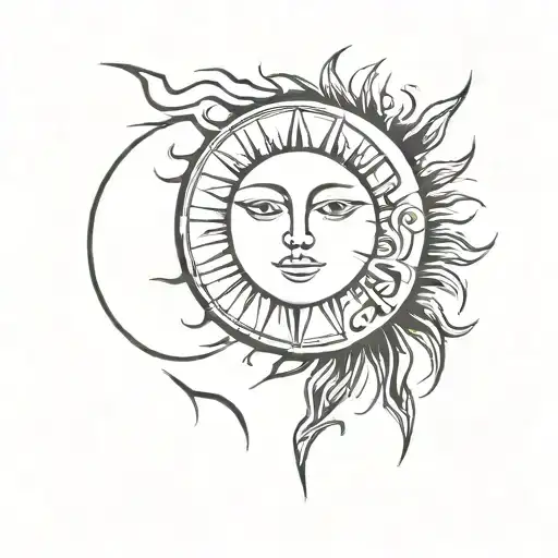 Moon A The Sun