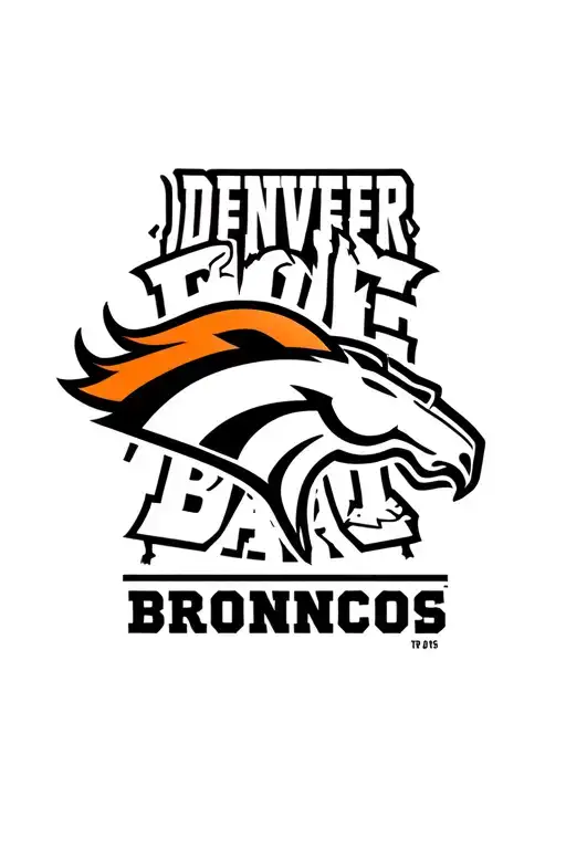 Michigan Wolverines Denver Broncos Logo