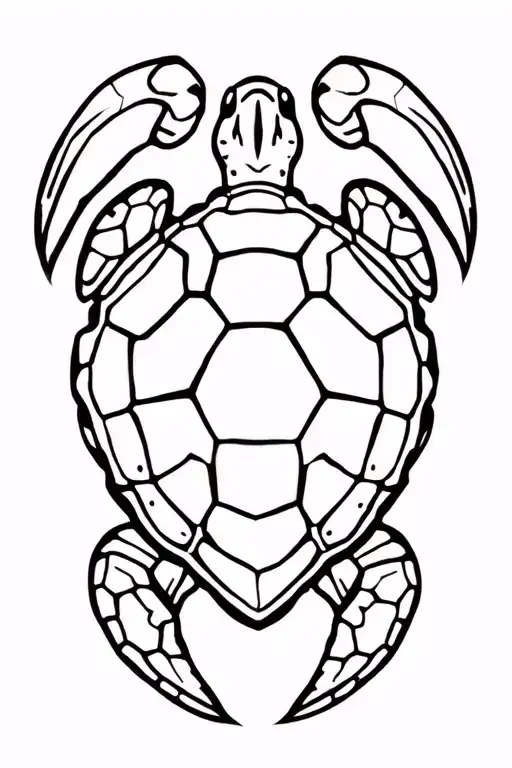 Nordic Turtle Swimming Gracefully