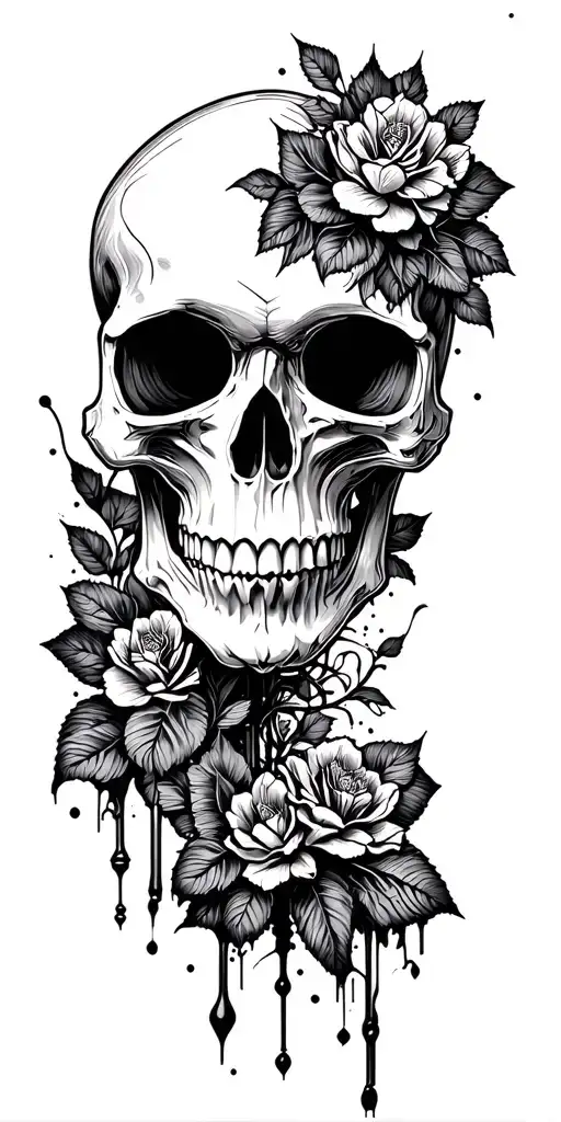 Skull Soft Shading Incorporating Patterns