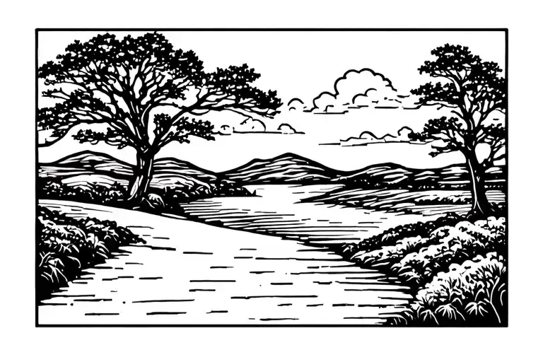 Yorkshire Dales Landscape Horizon Arm Band