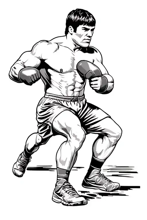 Fighting Irish Guy Fighting Rocky Balboa Keep Moving Forward Picture