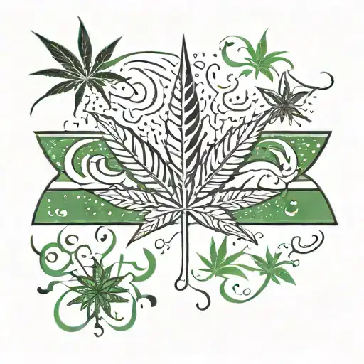 Weed Money Jamaica Flag Jamaica