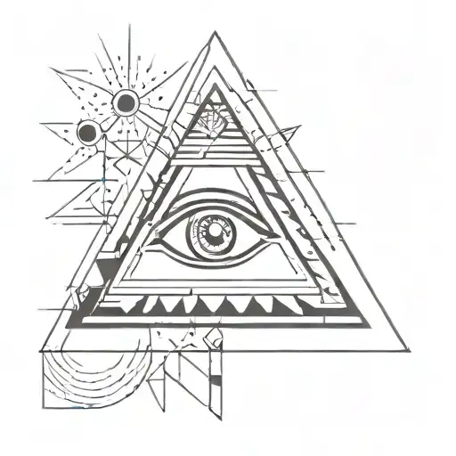 Third Eye In Pyramid