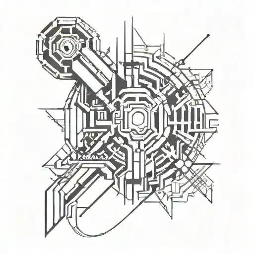 Cyberwear Arm Tattoo Design