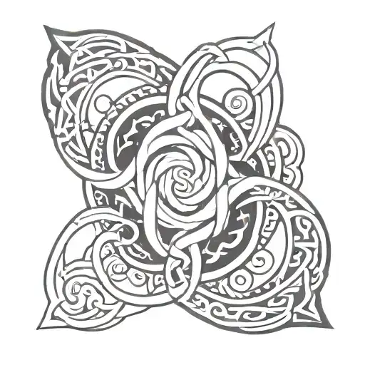 Nordic Anti Posession Symbol Intertwined