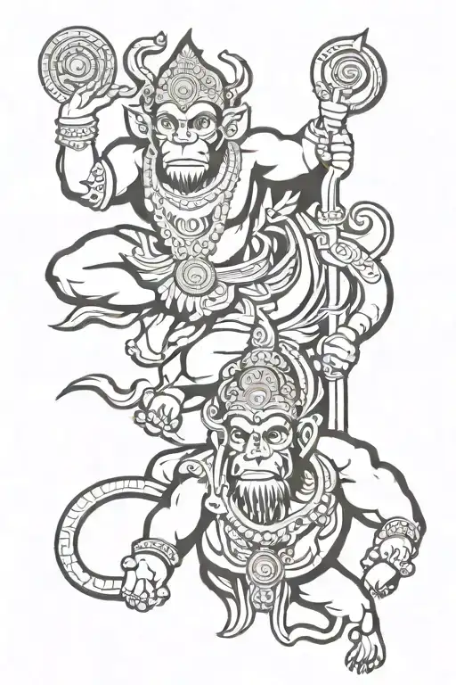Bramha And Hanuman