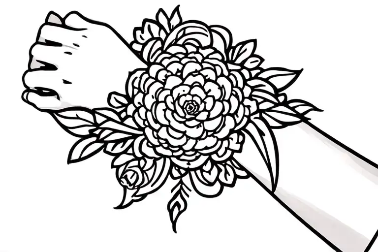 Bracelet Tattoo For Forearm