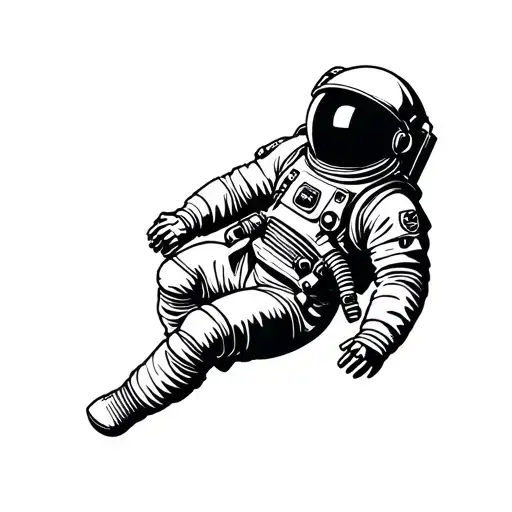 An Astronaut Floating