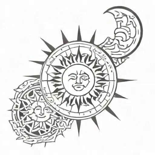 Sun And Moon Around Names Snider Melendez Garcia