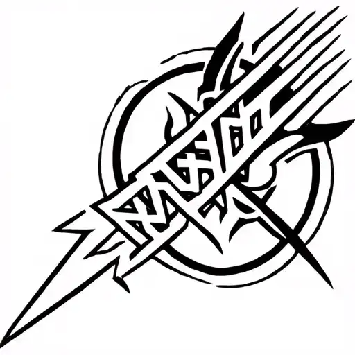 Norse Runes Leg Sleeve