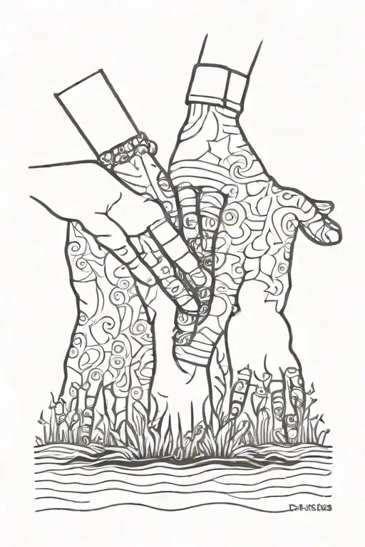 Friends Holding Hands