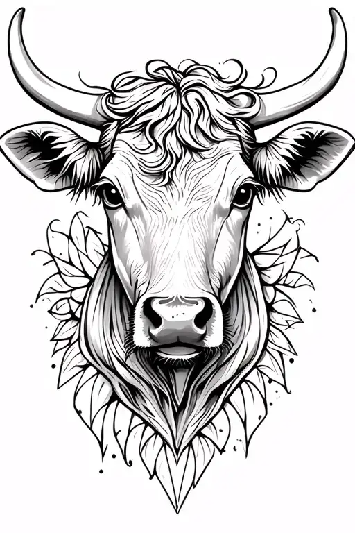 Female Cow Head Diamonds