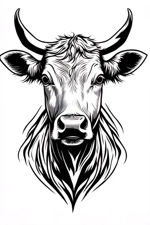 Female Cow Head