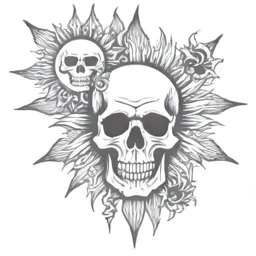 Skull And Sun