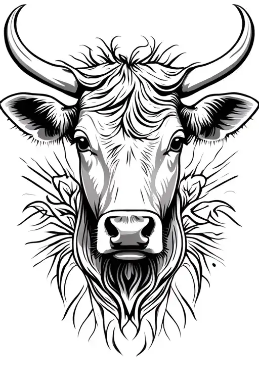 Female Cow Head