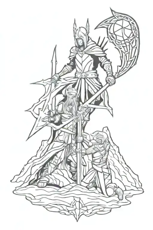 Elf Fingolfin Vs Morgoth