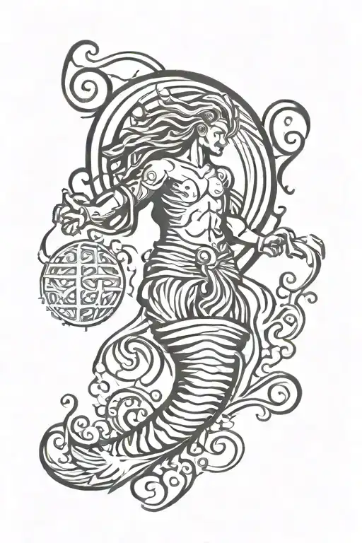 Aquarius Sleeve For Men