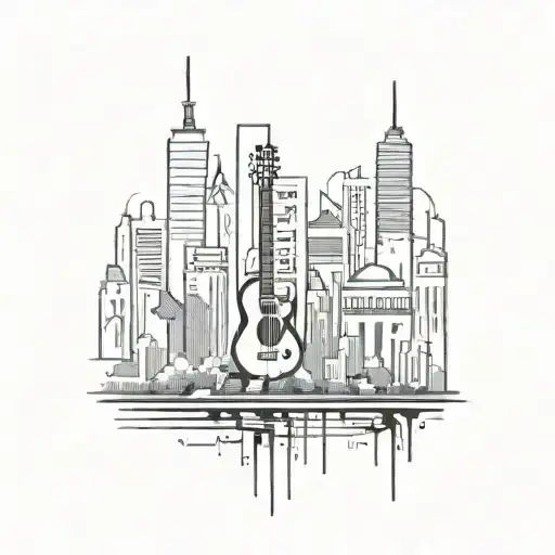 Music In The City Skyline