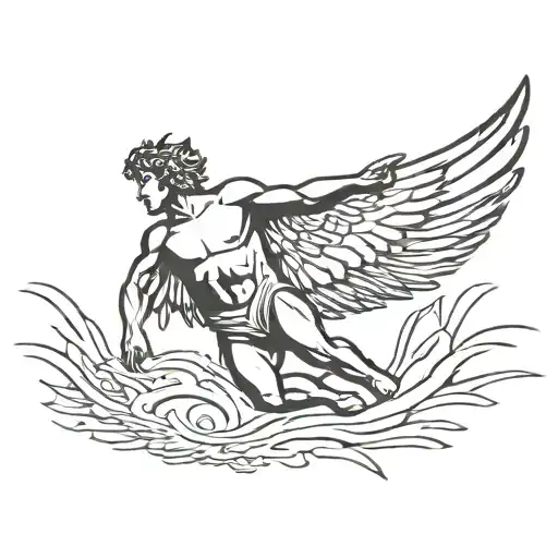 Icarus Falling From The Sun