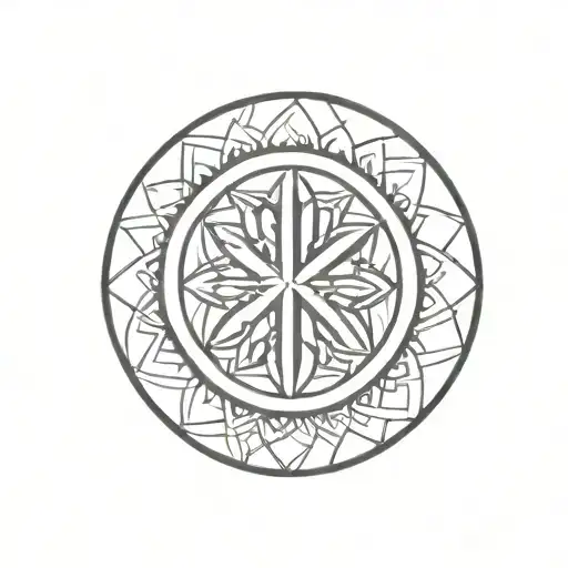 Mandala Peace Symbol