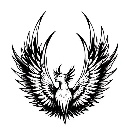 Phoenix Wings Spread
