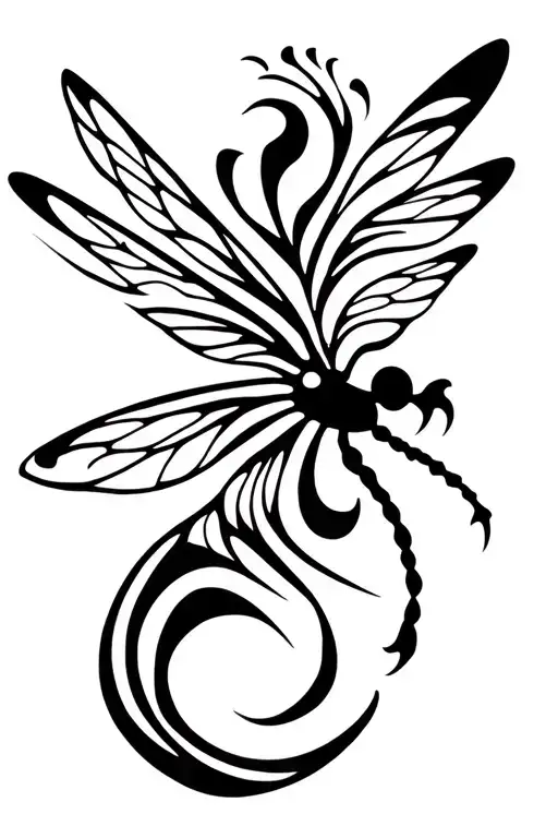 Dragonfly Maori Style
